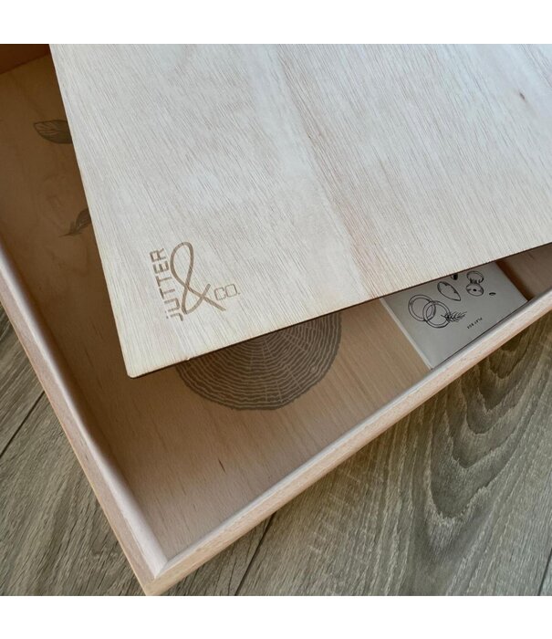 JUTTER & Co. JUTTER & Co. | Complete Set - Houten Deksel - Houten Speelbak
