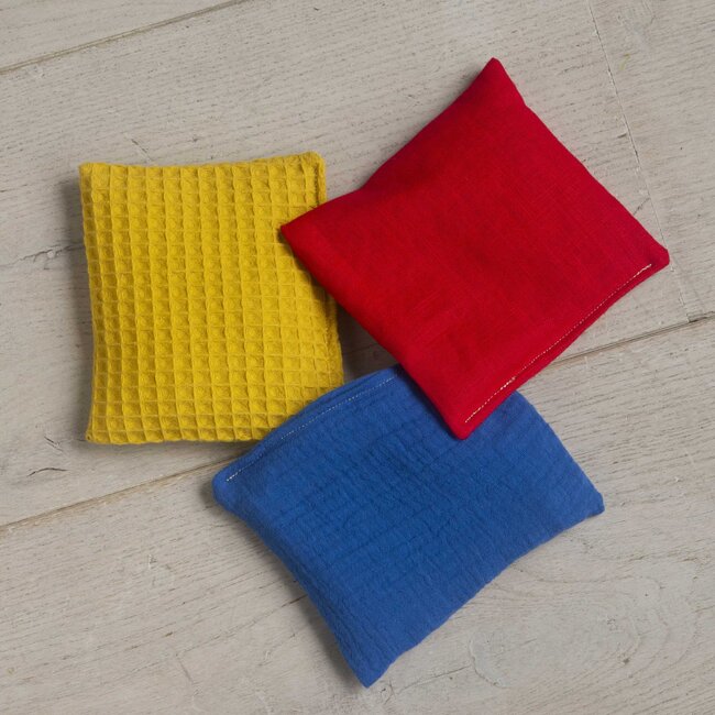 Little Botanic label - Sensorische Pittenzakjes - Regenboog (6-delig)