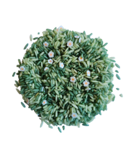 Speelrijst - Bloemen Groen (750 gram)