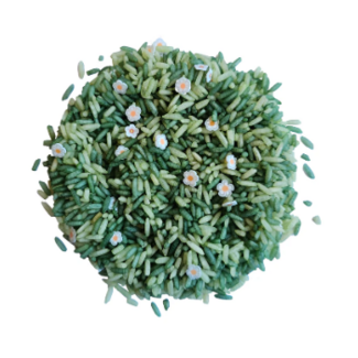 Speelrijst - Bloemen Groen (750 gram)