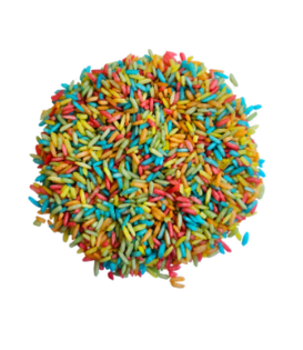 Speelrijst - Regenboog (750 gram)