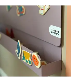Magneetbord Opbergschap L - Paars