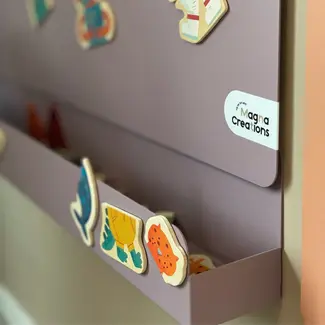 Magna Creations Magneetbord Opbergschap L - Paars