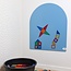 Magna Creations – Magneetbord Opbergschap M - Blauw