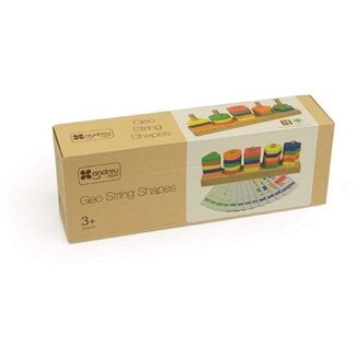 Andreu Toys Puzzel - Geo Vormen Blok