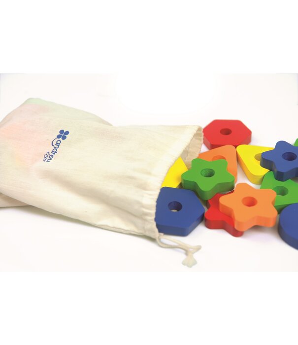 Andreu Toys Andreu Toys - Puzzel - Geo Vormen Blok