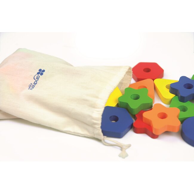 Andreu Toys - Puzzel - Geo Vormen Blok