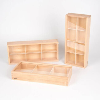  TickiT Houten Ontdek Boxen (set van 3)