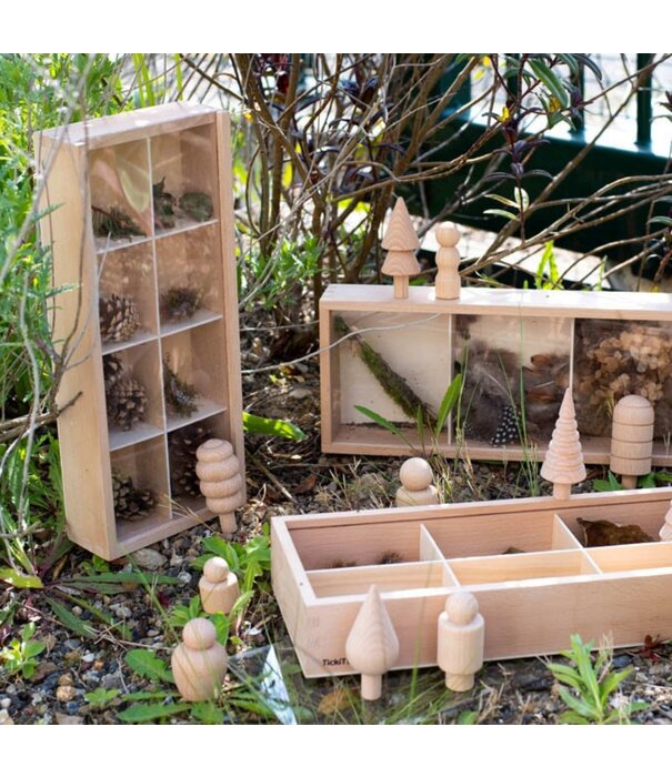 TickiT TickiT - Houten Ontdek Boxen (set van 3)
