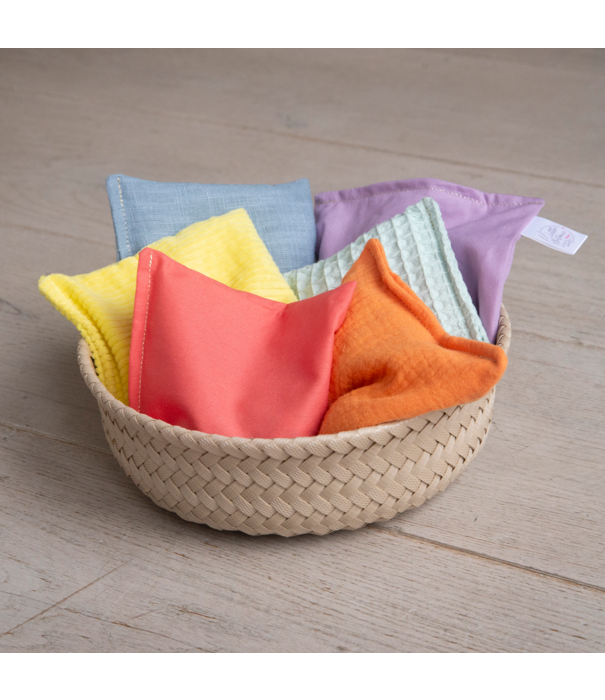 Little Botanic Label Little Botanic label - Sensorische Pittenzakjes - Pastel (6-delig)