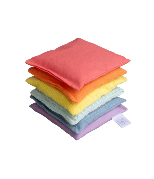 Little Botanic Label Little Botanic label - Sensorische Pittenzakjes - Pastel (6-delig)