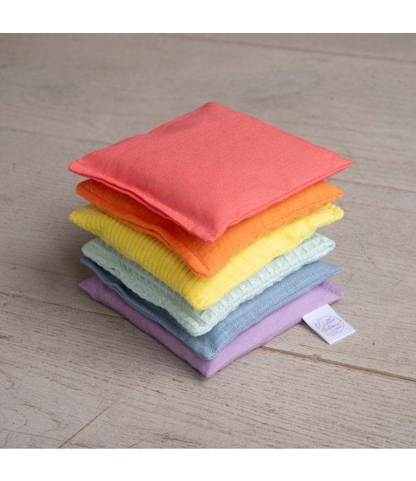 Little Botanic Label Little Botanic label - Sensorische Pittenzakjes - Pastel (6-delig)