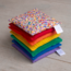 Little Botanic label - Sensorische pittenzakjes - Regenboog (6-delig) + Super Confetti