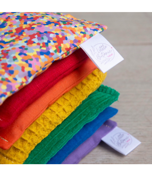 Little Botanic Label Little Botanic label - Sensorische pittenzakjes - Regenboog (6-delig) + Super Confetti