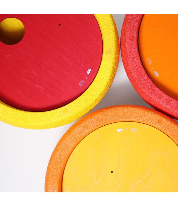 Grimm's  GRIMM'S x Stapelstein Rolling Discs Sets - Regenboog (6-delig)