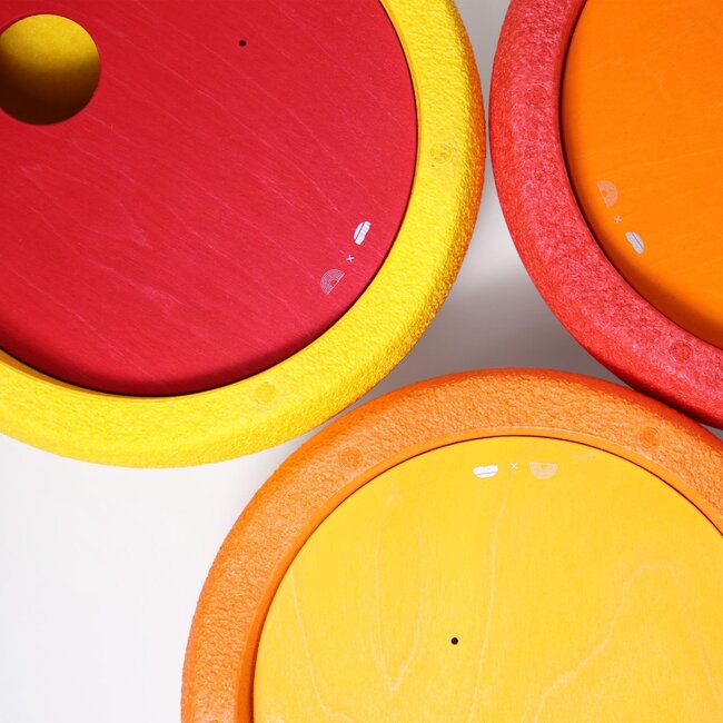 GRIMM'S x Stapelstein Rolling Discs Sets - Regenboog (6-delig)
