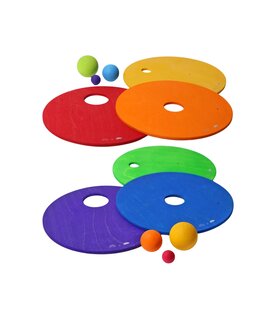 Rolling Discs Sets - Regenboog (6-delig)