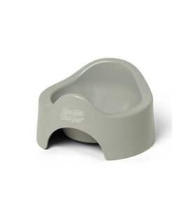 Houten Poppenpotje  - Grijs