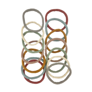 Papoose Toys Vilten Ringen- Earth Felt (28-delig)