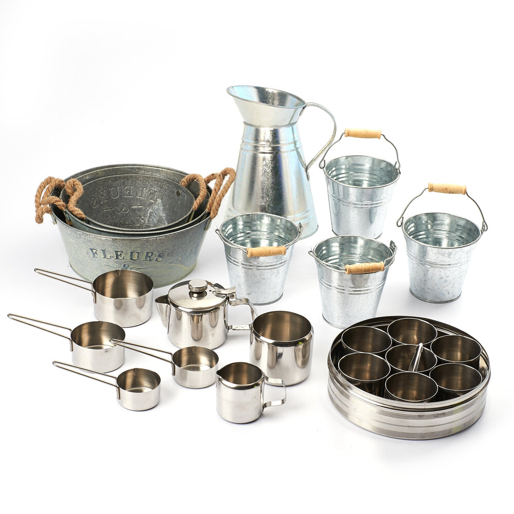 Cosy - Modderkeuken Set (20-delig) || Rollenspel in de Buitenlucht - & Co