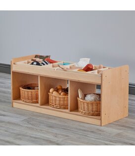 Toyshelf Rookie met Vakken- 45 cm