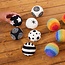 Cosy - Zachte Ballen Zwart-Wit Patroon (6-delig)