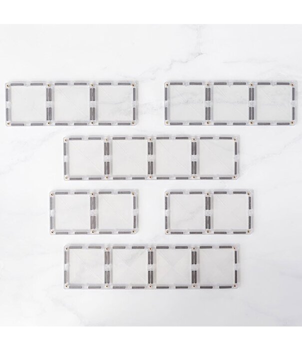Connetix Connetix - Transparant Rectangle Pack (12-delig)