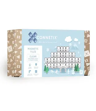 Connetix - Transparant Rectangle Pack (12-delig)