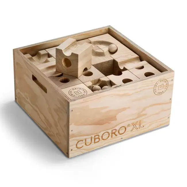 Cuboro - Houten Knikkerbaan XXL (32-delig)