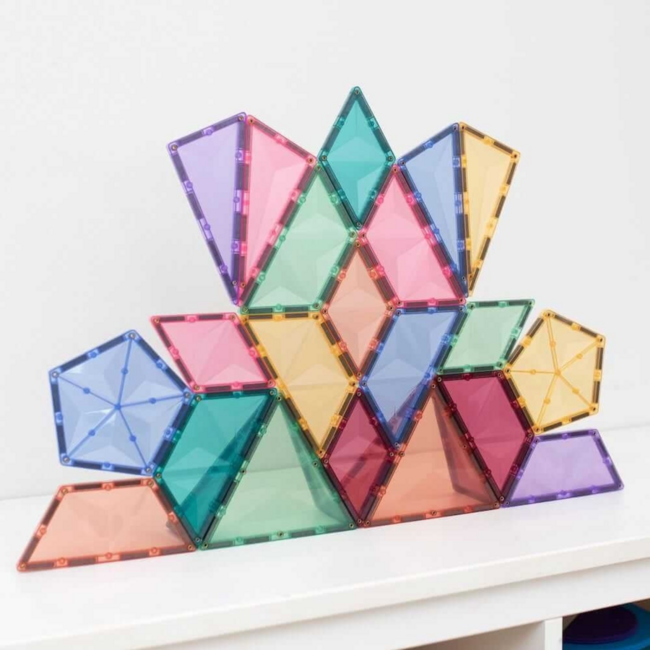Connetix - Uitbreidingsset Vormen - Pastel (48-delig)
