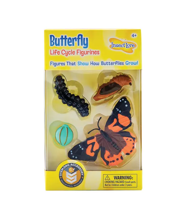 Insect Lore Insect Lore - Levenscyclus Set  Figuren - Vlinder (4-delig)