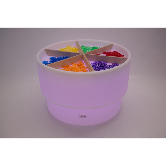 TickiT - Sensorische Speeltafel met Verdeler - Rond (H45 cm)