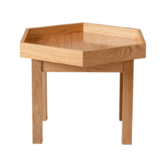 Kids By Design - Zeshoekige Eiken Activiteiten Speeltafel met Rand - Alleen Tafelblad
