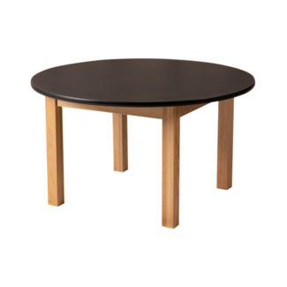 Kids By Design Tafel Rond (Ø 90cm ) - Zwart  - BSO (H58 cm)