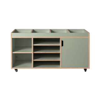 Kids By Design Loose Parts Kast - Sage Groen - BSO (H 60 cm)