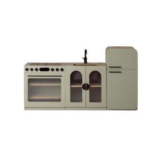 Kids By Design Keuken Design - Sage Groen - Complete Set (3-delig)