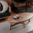 Kids By Design - Koffie Tafel Ovaal - Eiken (H 25 cm)