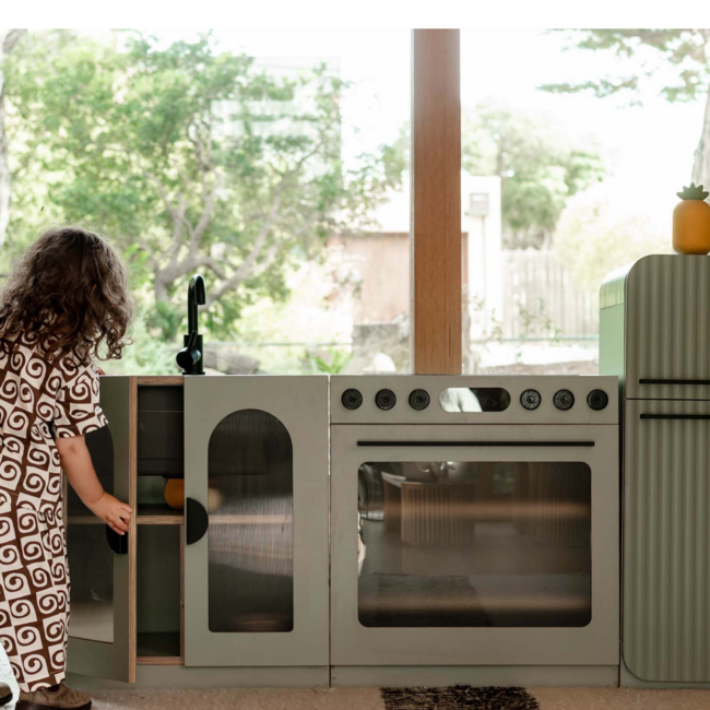 Kids By Design - Fornuis & Oven Design - Sage Groen