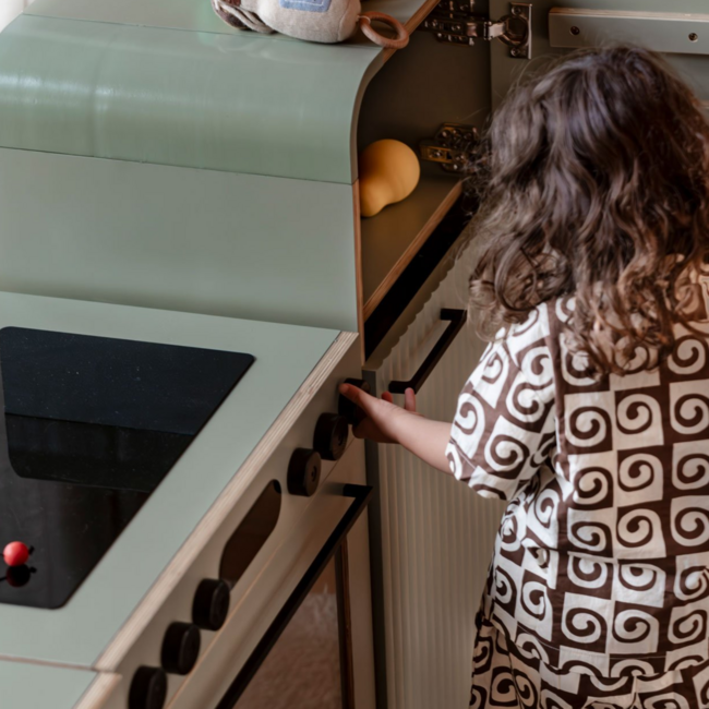 Kids By Design - Fornuis & Oven Design - Sage Groen
