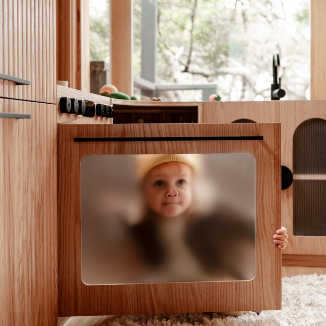 Kids By Design - Fornuis & Oven Design - Blank Hout