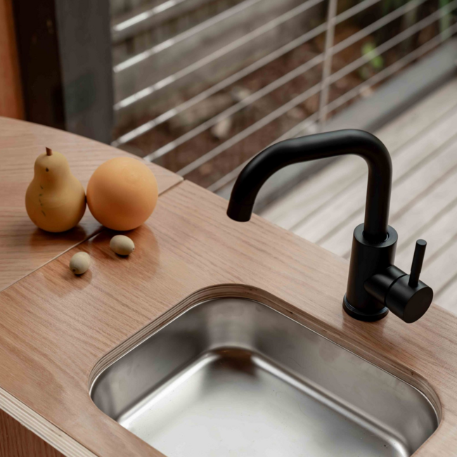 Kids By Design - Spoelbak Keuken Design - Blank Hout