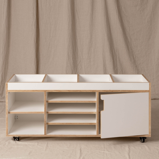 Kids By Design - Loose Parts Kast - Wit - Peuter (H 50 cm)
