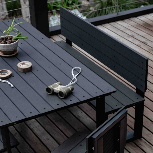 Kids By Design - Buiten Bankje met Rugleuning (Set van 2)