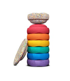 Complete Set – Stapelstein Rainbow Classic (8-delig)