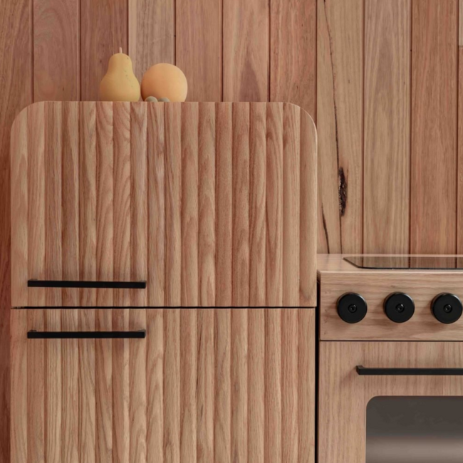 Kids By Design - Keuken Design - Eiken Naturel - Complete Set (3-delig)