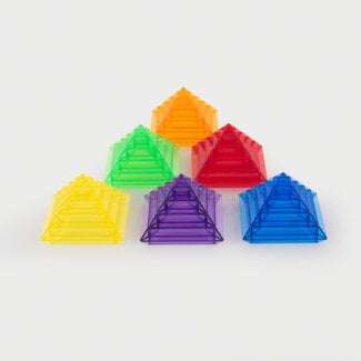  TickiT Transparante Pyramides (30-delig)