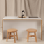 Kids By Design - Kookeiland & Krukjes Set - Wit - Dreumes (3-delig)