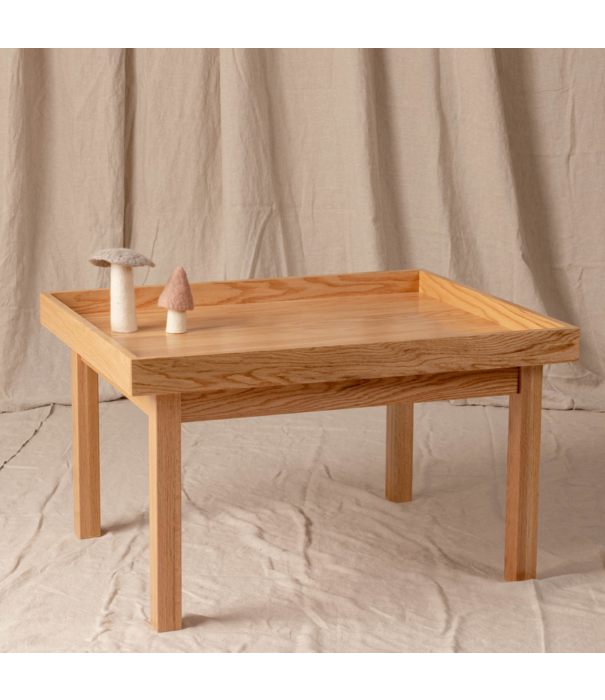 Kids By Design Kids By Design - Activiteiten Tafel met Rand Eiken - Peuter (H 43 cm)