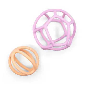 Jellystone Design Sensorische Ballen Set - Bubblegum & Perzik (2-delig)