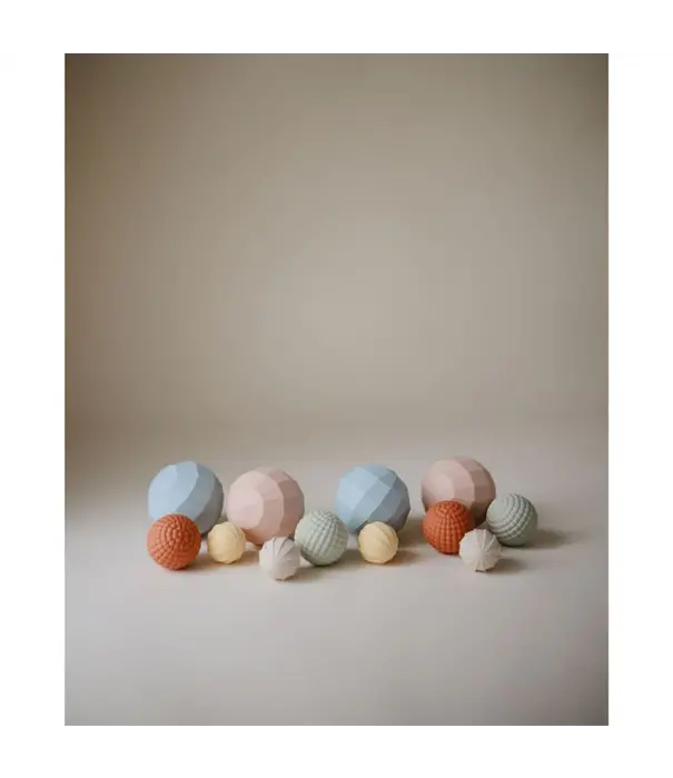 Mushie Mushie - Sensorische Ballen Set - Blush (3-delig)